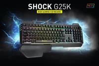 GameBooster G25K Shock Türkçe RGB Membrane Gaming Klavye